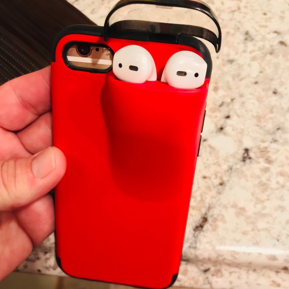 Apple I phone case with Air Pod gen 1-2 holder. - Picture 3 of 5